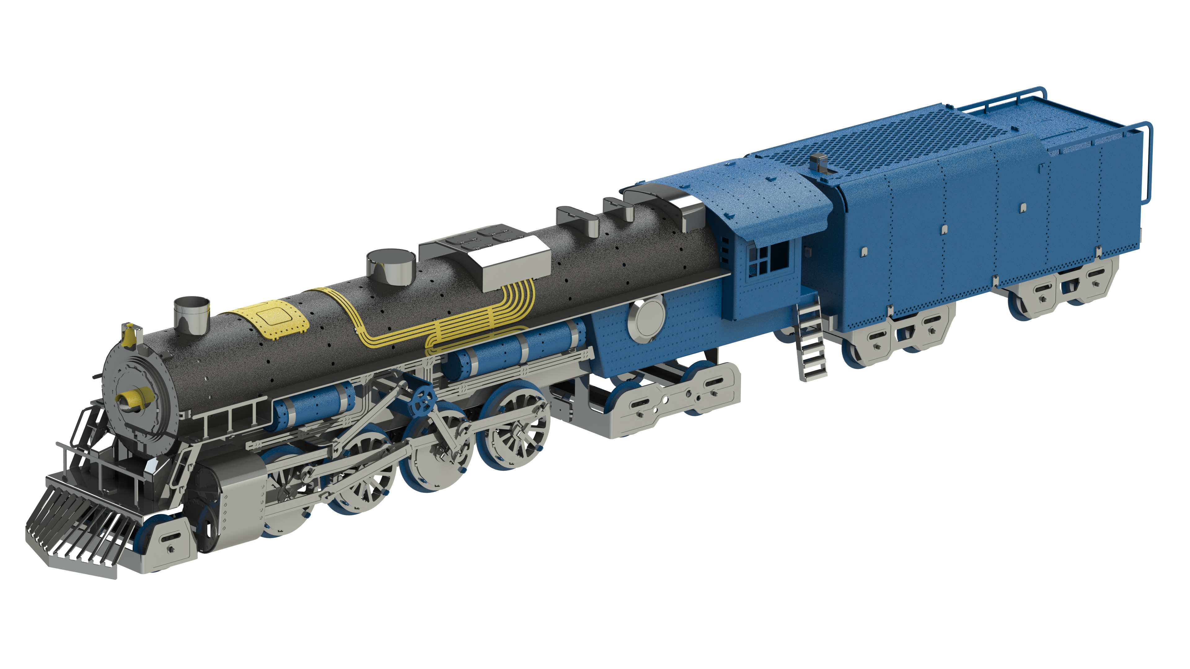 Metal Time Models - Polar Steel Magic Express (Color Version)