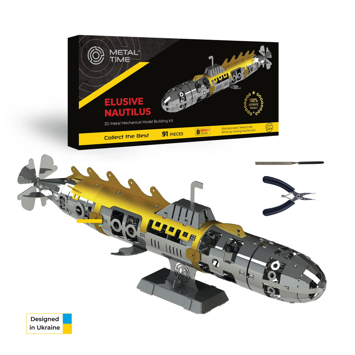 Metal Time Models - Elusive Nautilus Submarine
