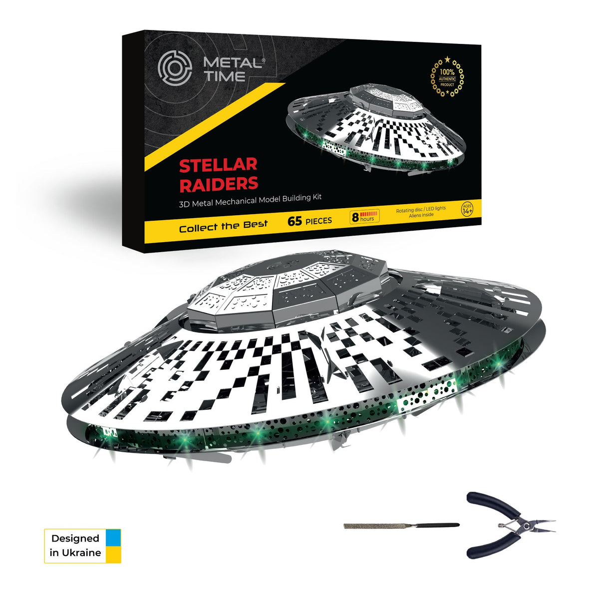 Assemble the Bold Stellar Raiders Spaceship