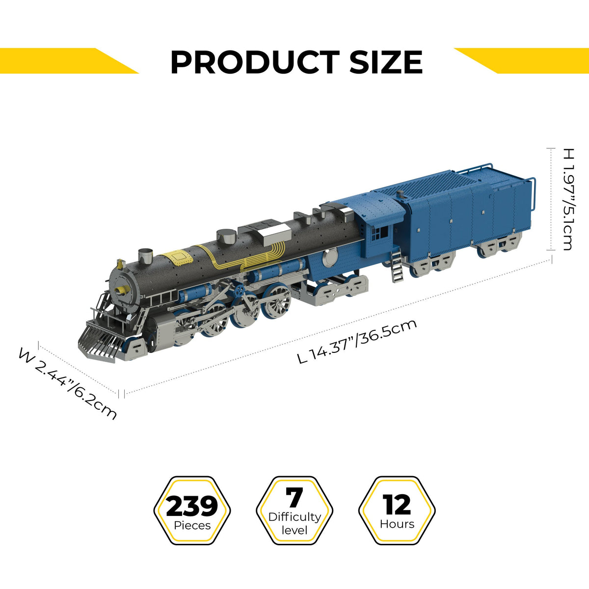 Metal Time Models - Polar Steel Magic Express (Color Version)
