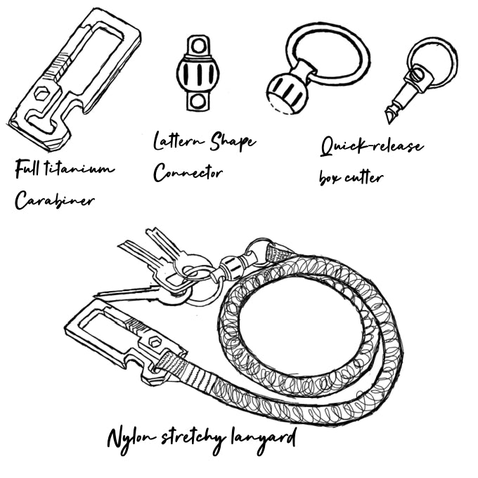 LiteMyKeys - Never Lose Your Keys Again. Smart Carry for Everyday Life