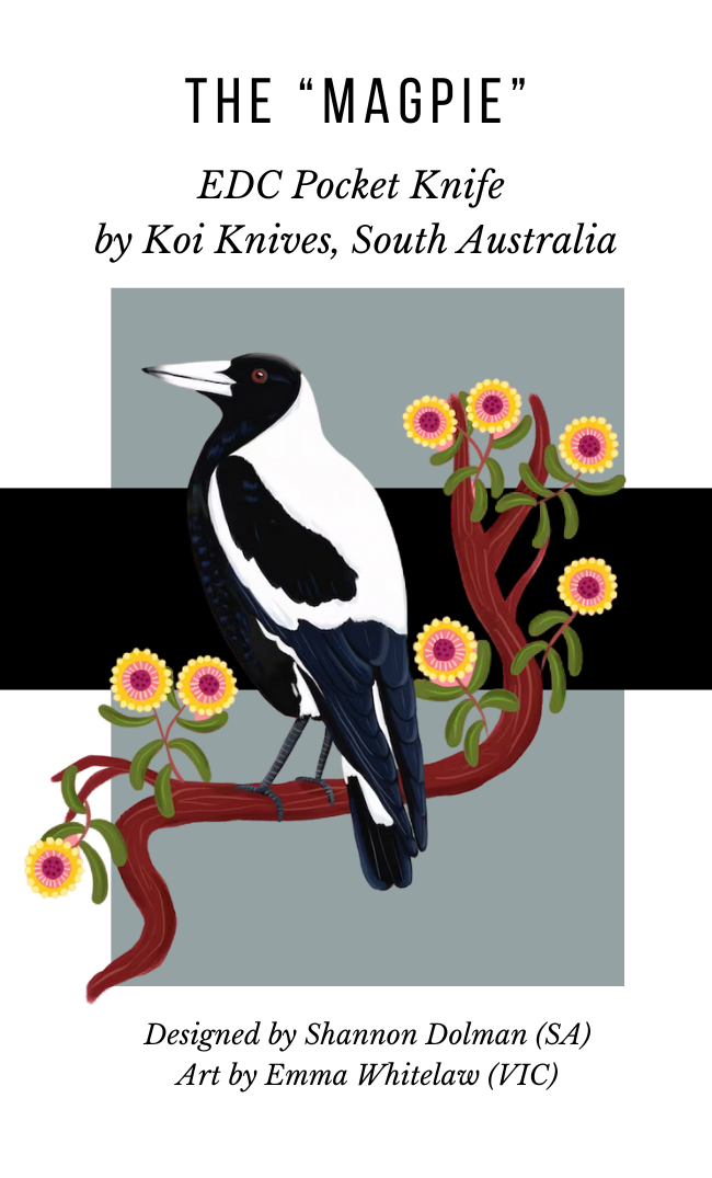 &quot;Max&quot; | The Magpie EDC Pocket Knife - Koi Knives