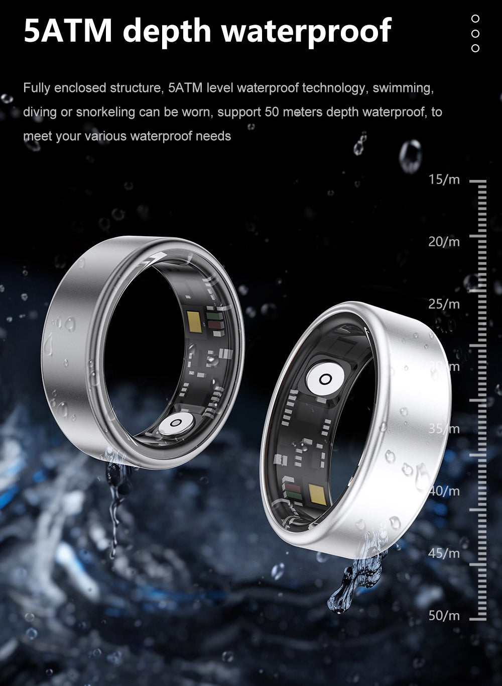 J-RING X1 - Space Aluminum Smart Ring