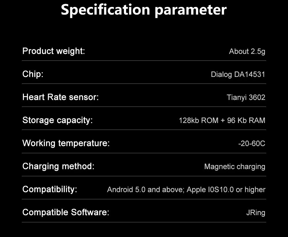 J-RING X1 - Space Aluminum Smart Ring
