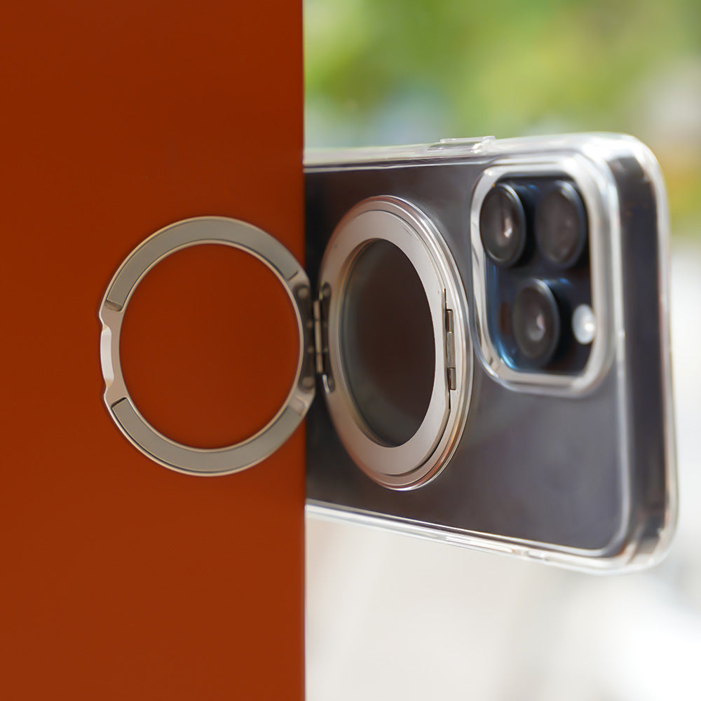 AirHold Tri-Fold MagSafe Stand – 3-in-1 Phone Ring, Stand &amp; Grip