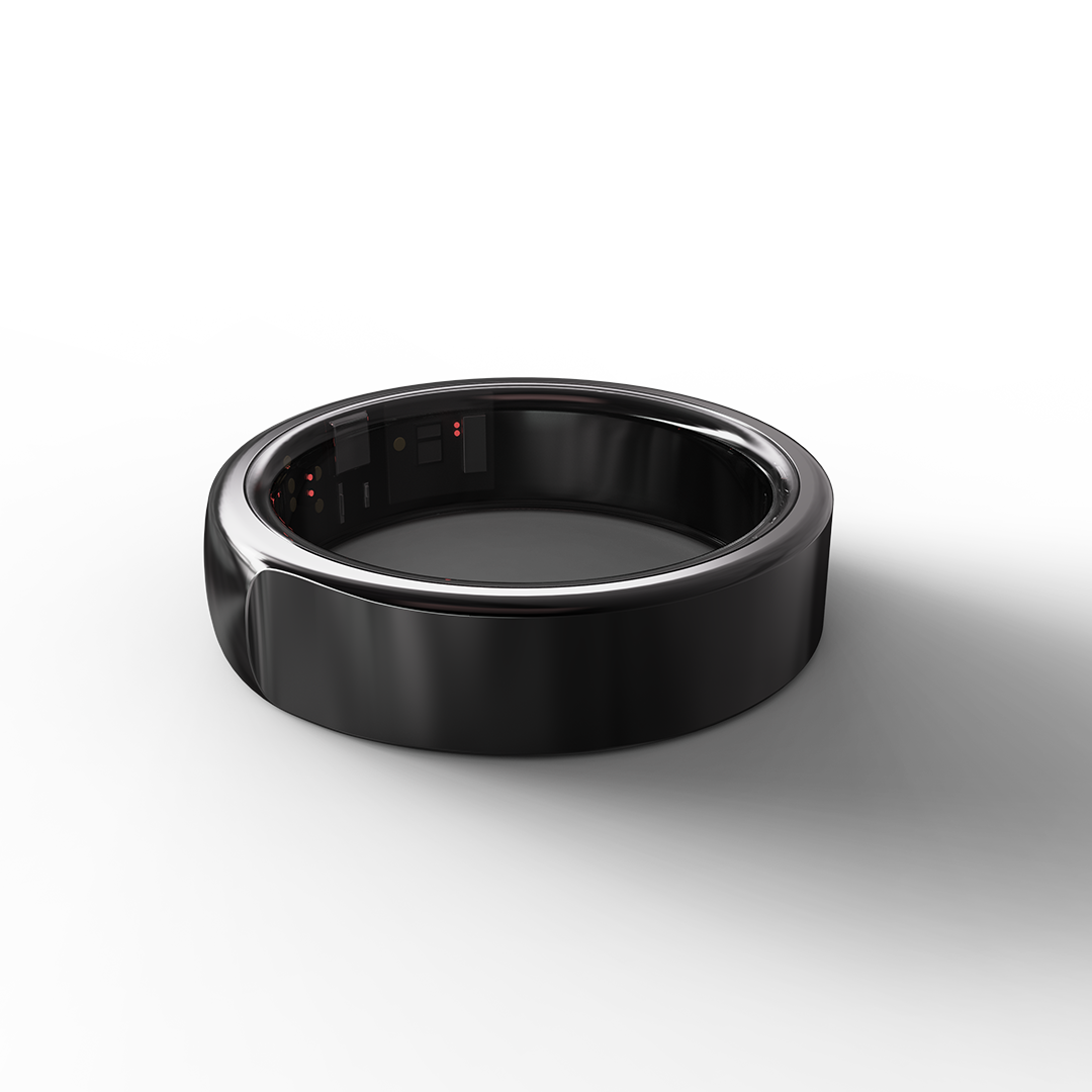 Smart titanium ring monitoring activity levels and recovery