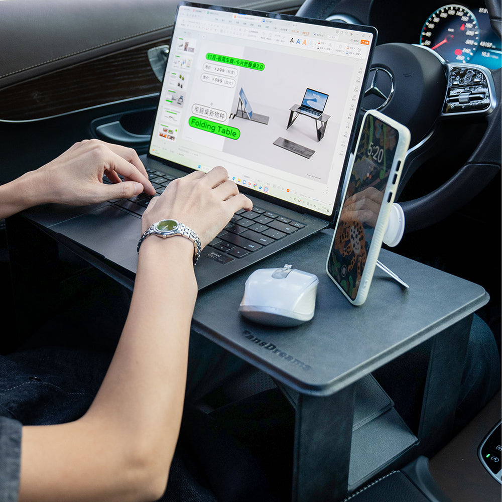 FANSDREAMS M QUICK-FOLD LAP DESK – UNFOLD YOUR WORKSPACE ANYWHERE. THE PAPER-THIN PORTABLE DESK BUILT FOR MODERN LIFE.