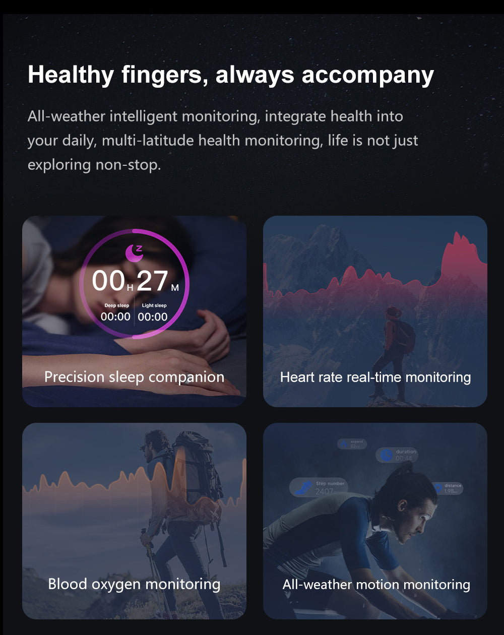 J-RING X1 - Space Aluminum Smart Ring