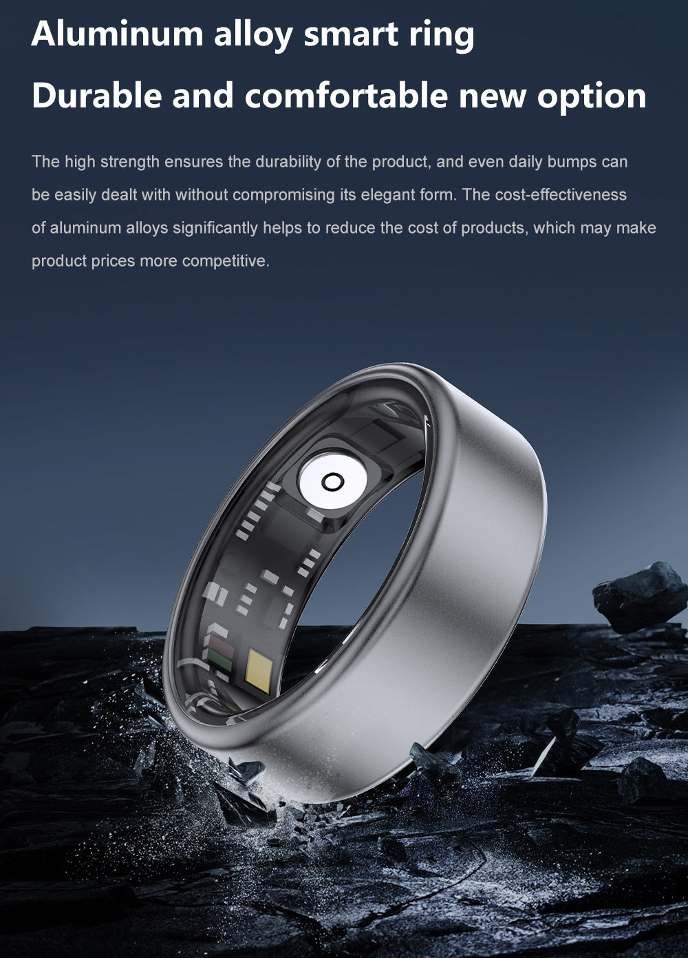 J-RING X1 - Space Aluminum Smart Ring