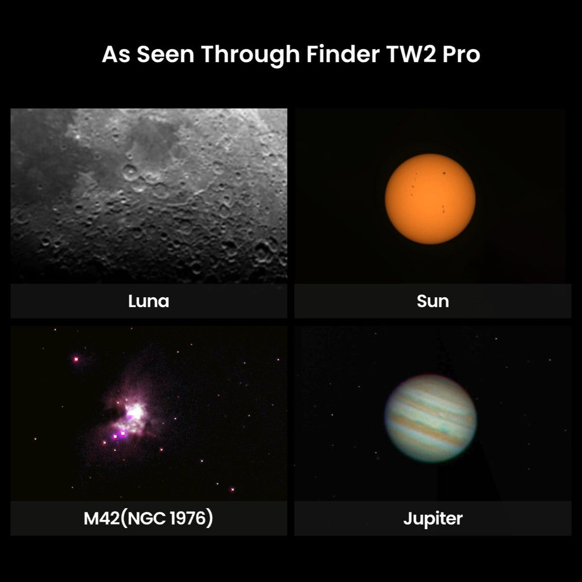 Finder TW2 - Capture the Cosmos in Stunning 4K with AI Precision