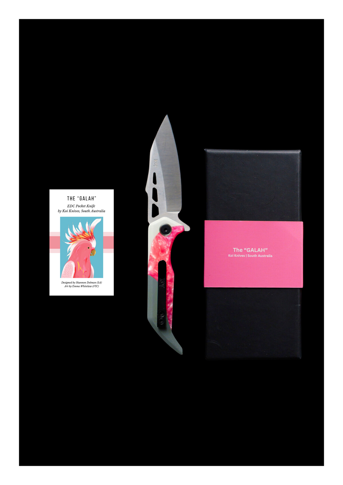 &quot;Garry&quot; | The Galah EDC Pocket Knife - Koi Knives
