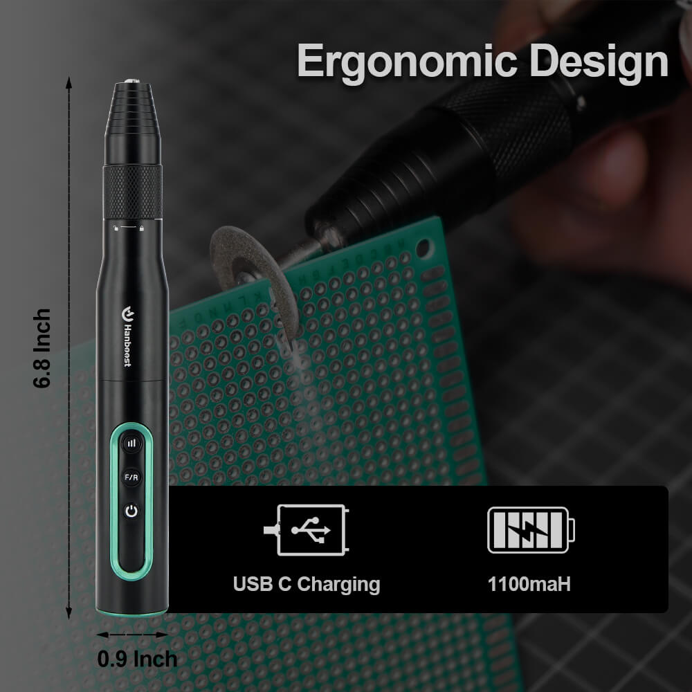 Hanboost S2 - Electric Cordless Rotary Tool Kits for DIY Maker &amp; Craftsmen