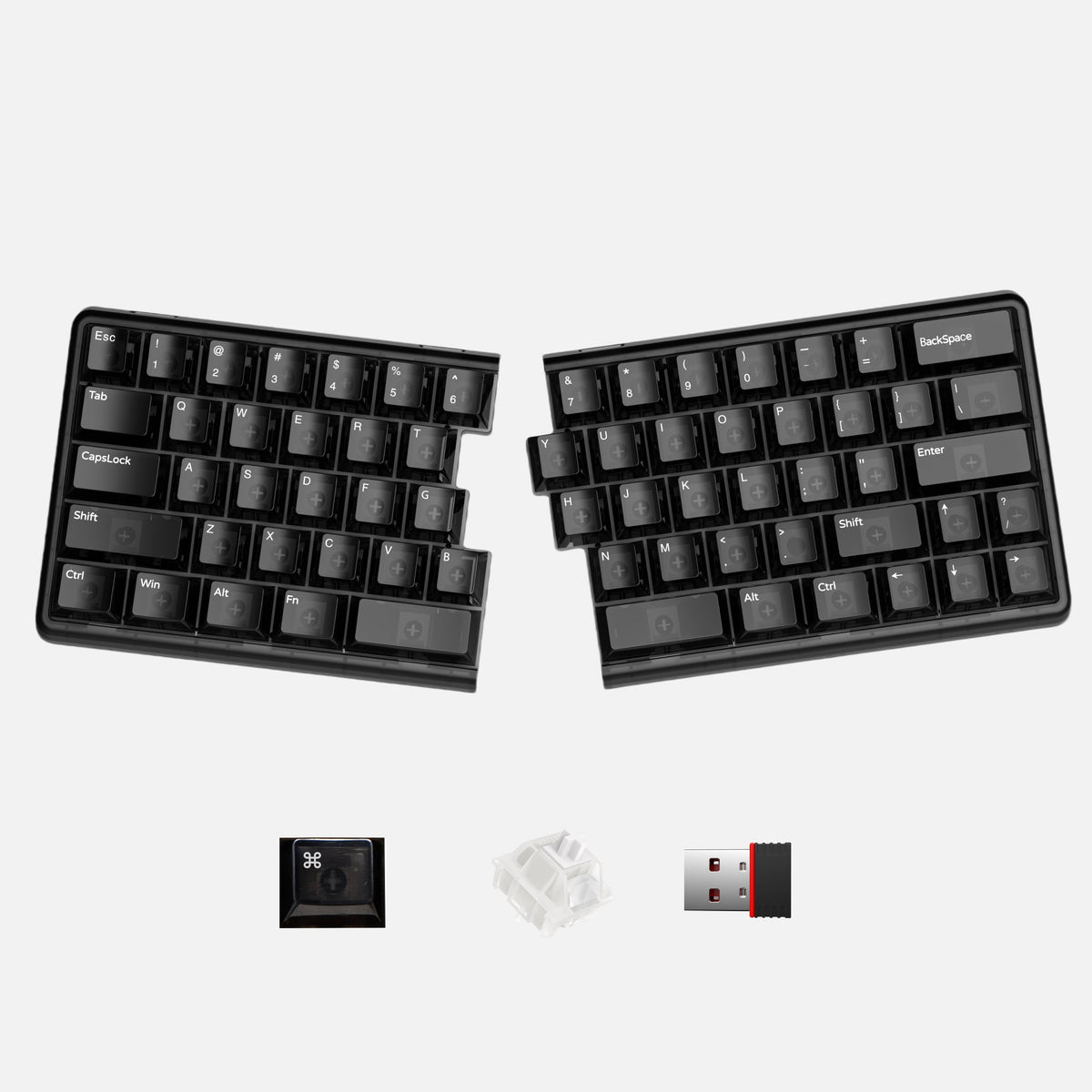 NocFree Lite Wireless Split Keyboard - Stay Comfortable &amp; Productive with a Wireless Split Keyboard That Just Works