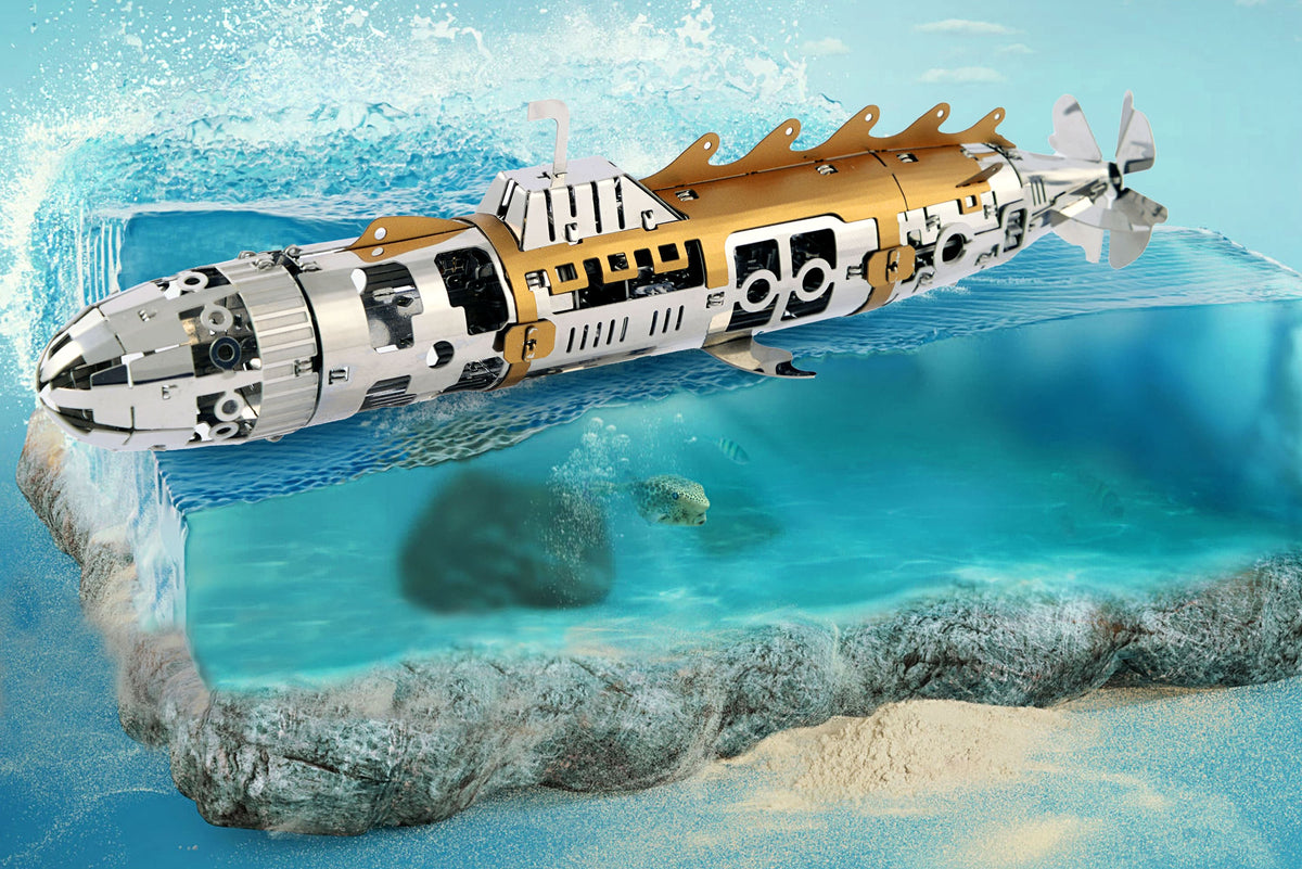 Metal Time Models - Elusive Nautilus Submarine