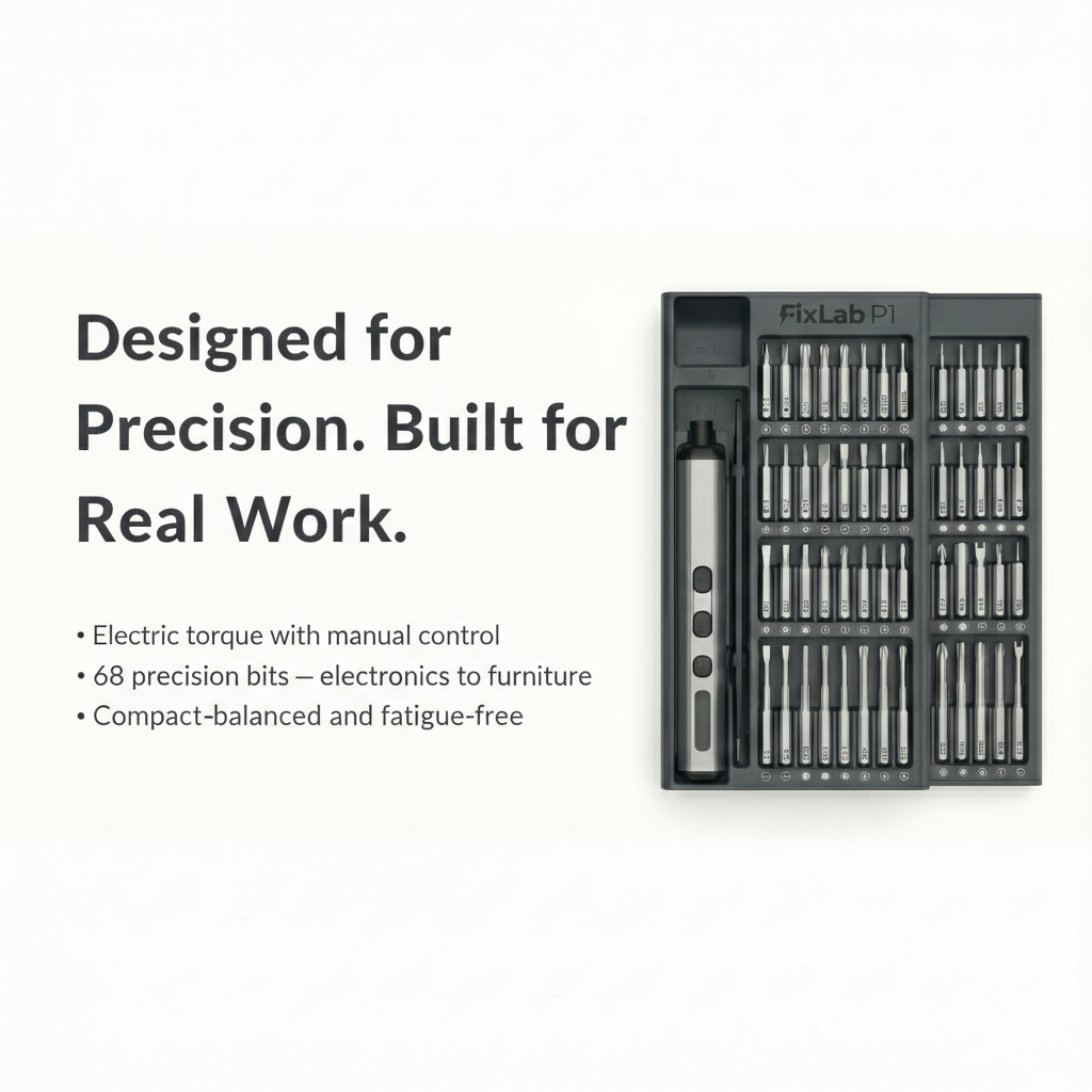 FixLab P1 – Effortless Repairs &amp; DIY Projects with Precision and Power