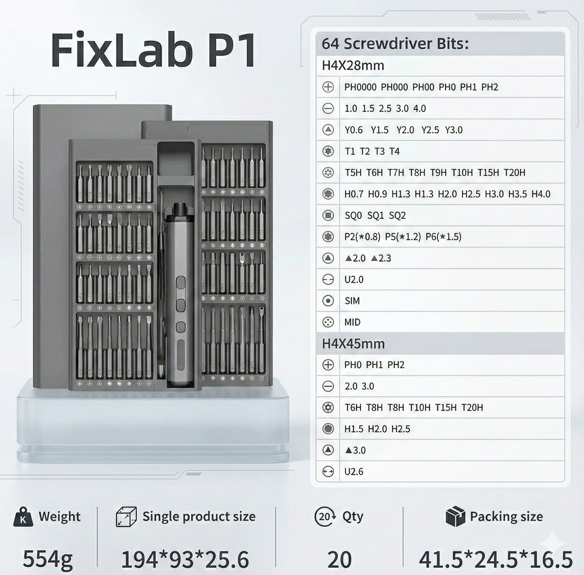 FixLab P1 – Effortless Repairs &amp; DIY Projects with Precision and Power