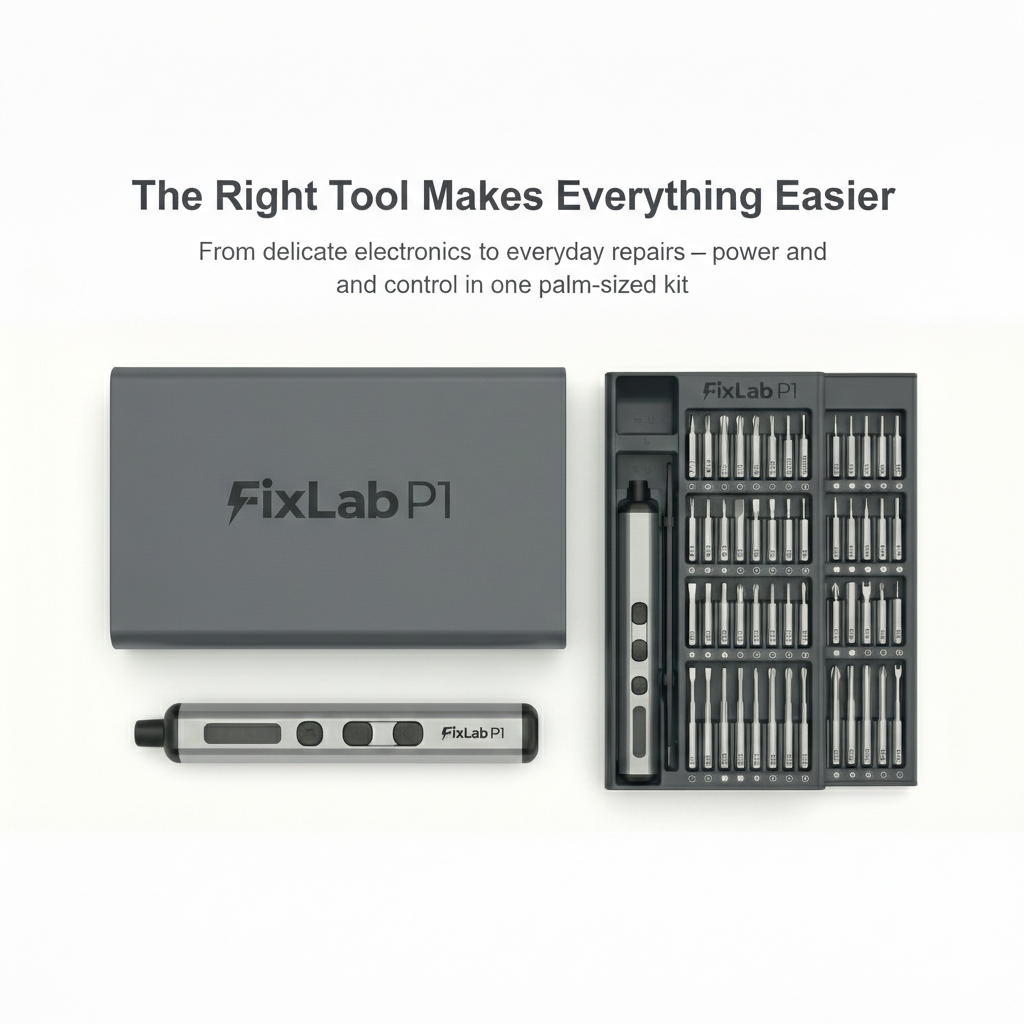 FixLab P1 – Effortless Repairs &amp; DIY Projects with Precision and Power