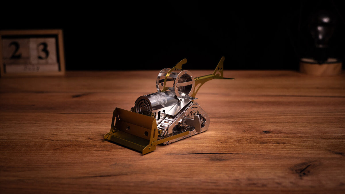 Metal Time Models - Graceful CAT Bulldozer