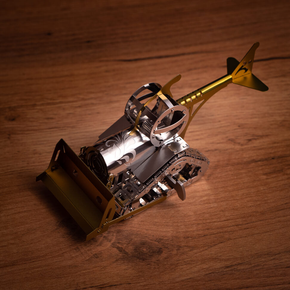 Metal Time Models - Graceful CAT Bulldozer