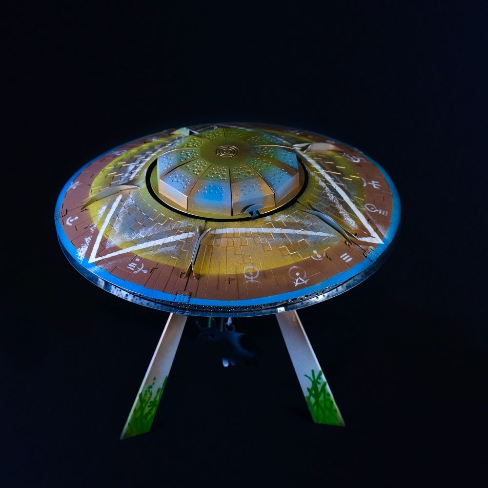 Assemble the Bold Stellar Raiders Spaceship