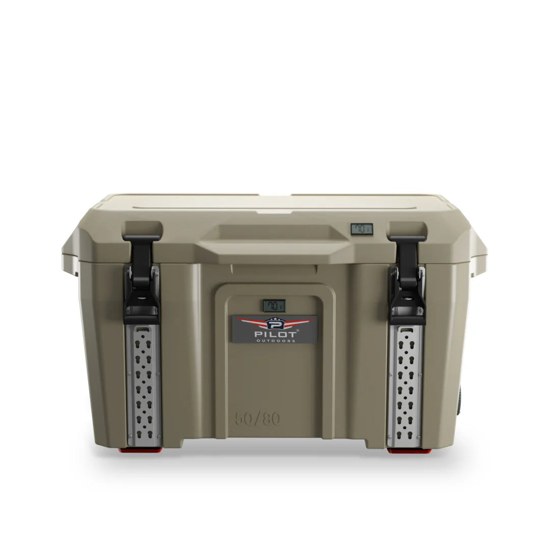 Pilot Outdoors® Premium Ice Chest Cooler Model 50/80 - Unmatched Ice Retention &amp; Storage