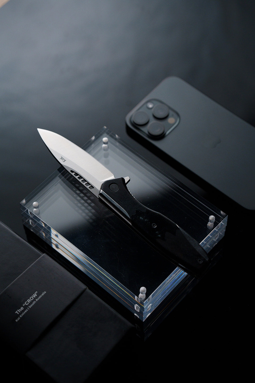 &quot;Chris&quot; | The Crow EDC Pocket Knife - Koi Knives