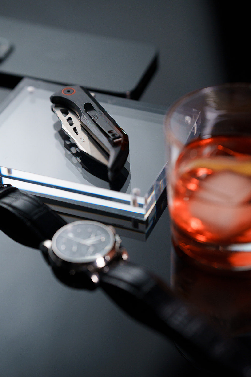 "Georgia" | The Glossy Black Cockatoo EDC Pocket Knife - Koi Knives