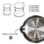 Magware Magnetic Bowls & Plates (4-Piece Set)