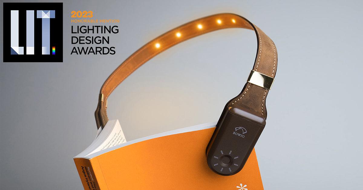 Bowio Book Light - The Book Light That Feels as Luxurious as the Stories You Read