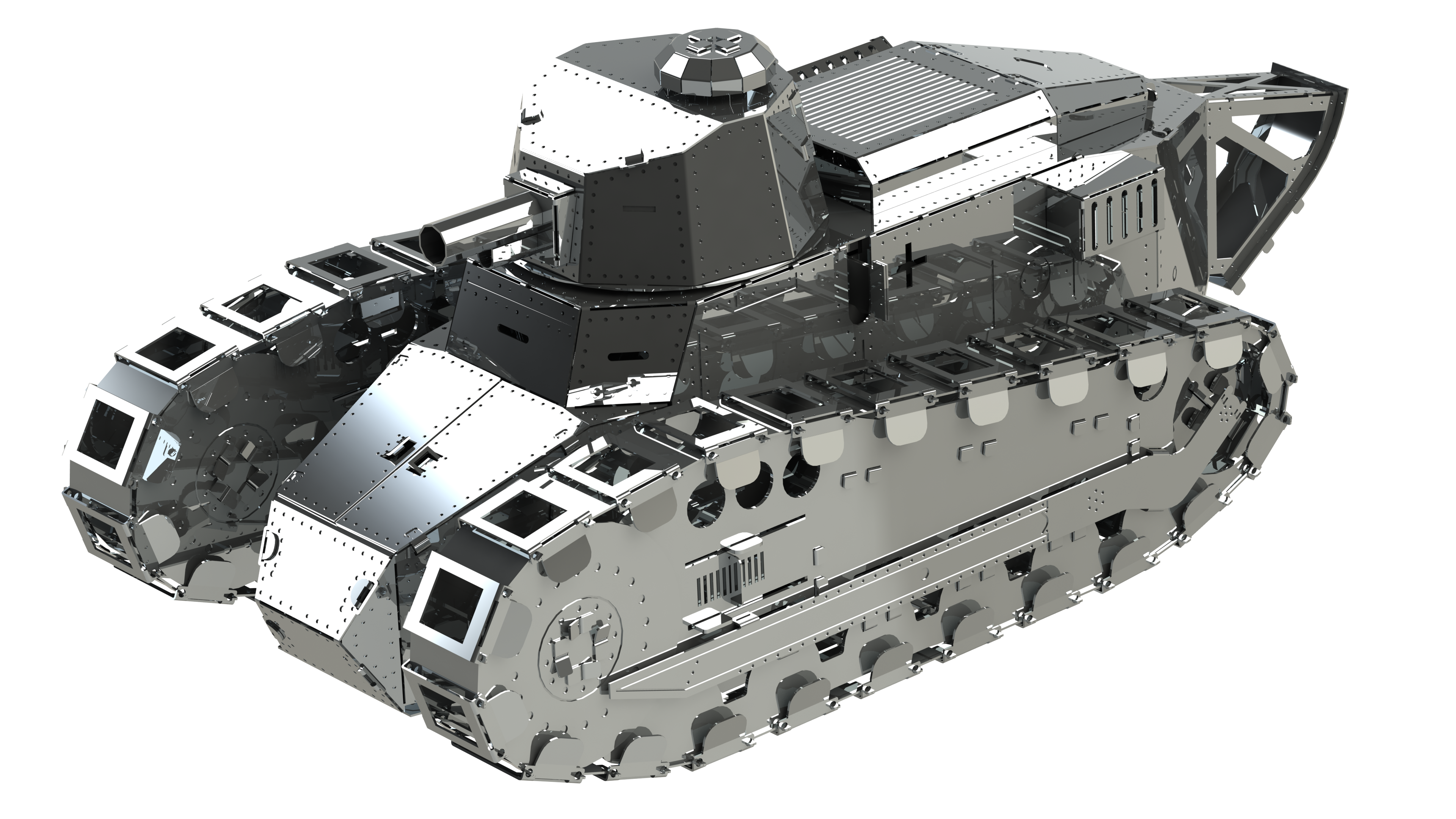 Metal Time Models - Nimble Fighter Renault FT-17 