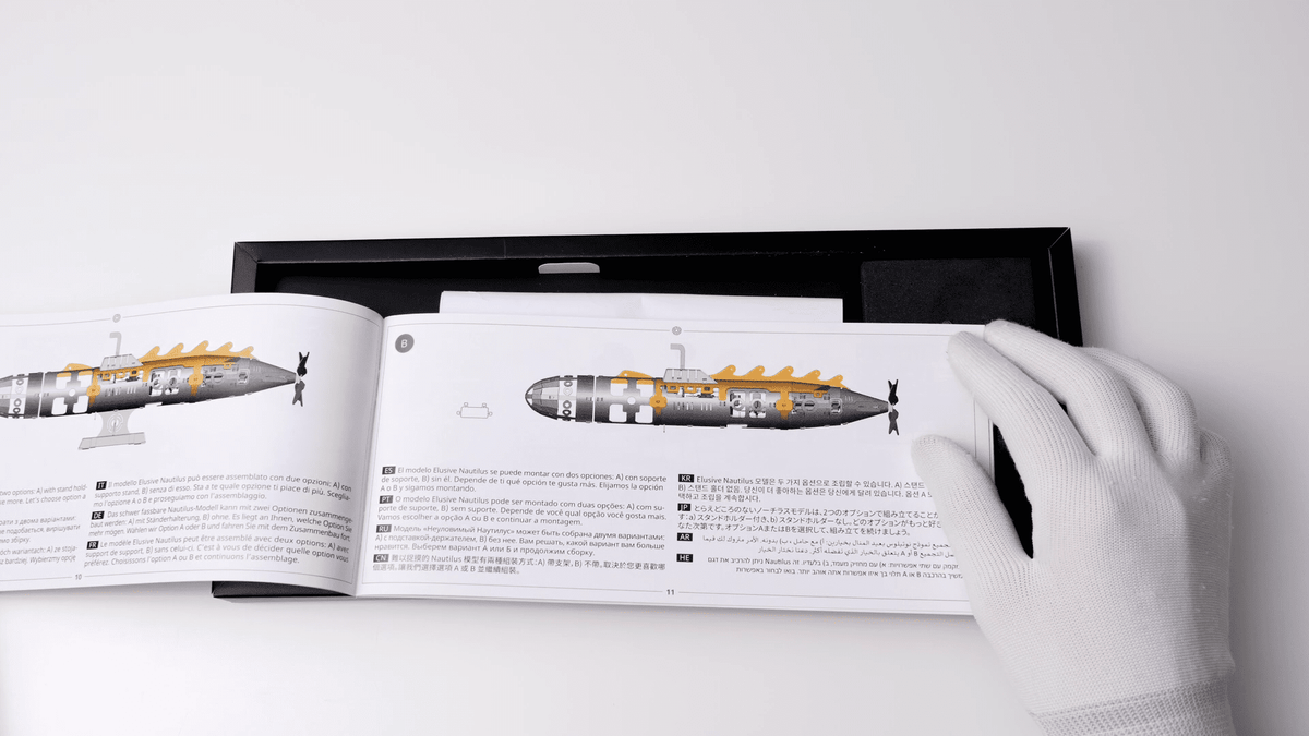 Metal Time Models - Elusive Nautilus Submarine