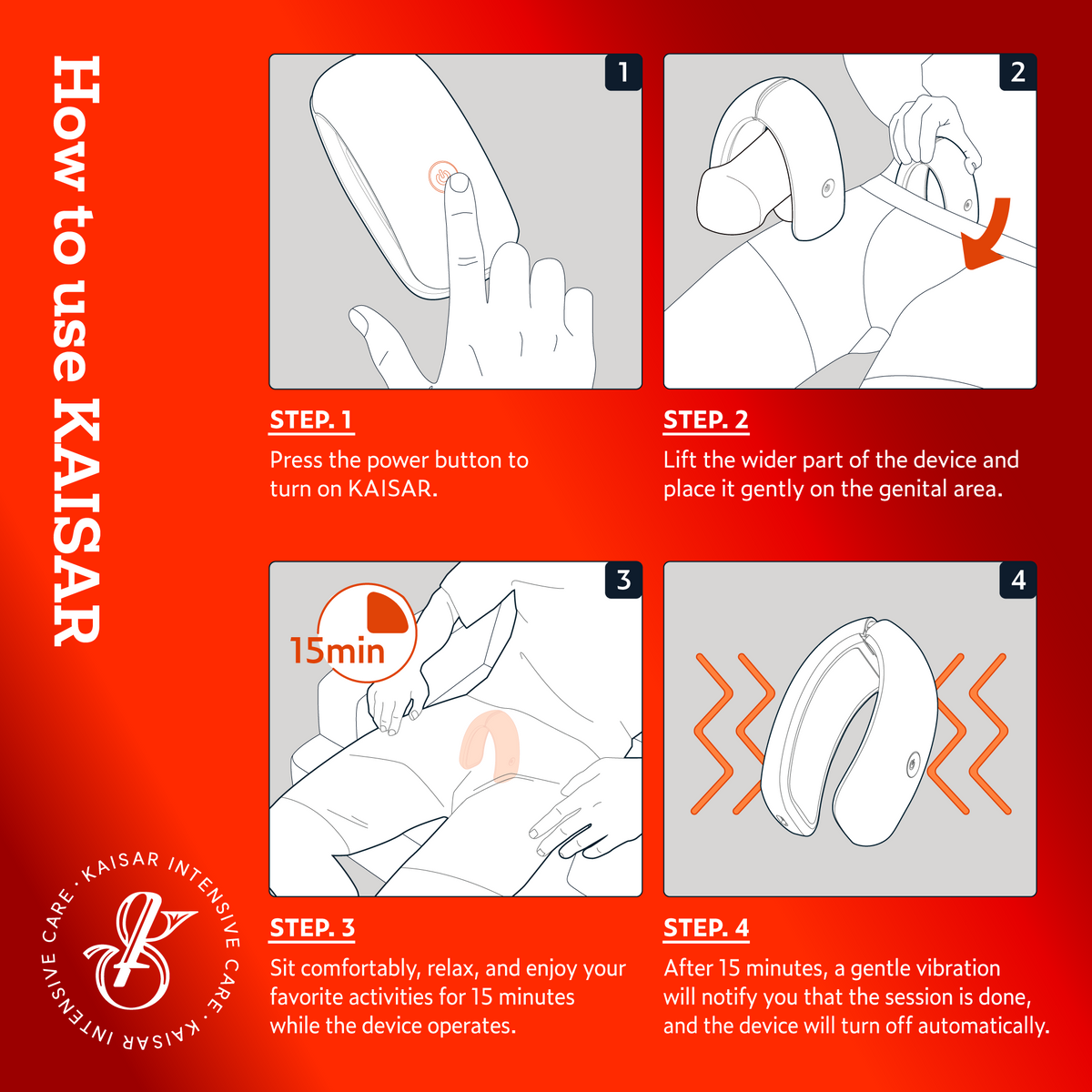 KAISAR - Boost Male Urinary Health Naturally: No Pills, No Procedures