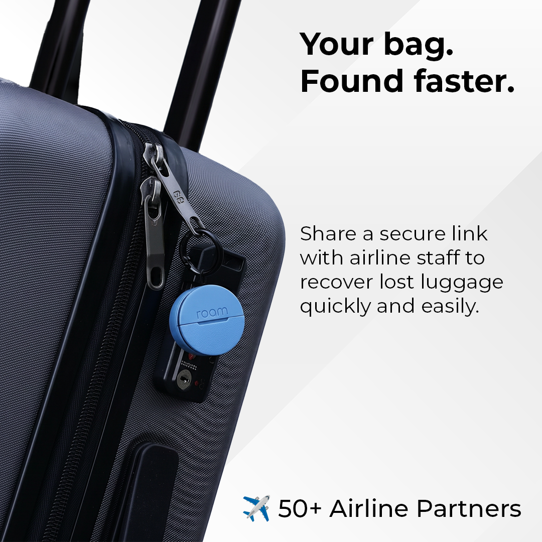 Roam Smart Tracker (Multi-Pack) - Never Lose Your Keys, Bags or Luggage Again