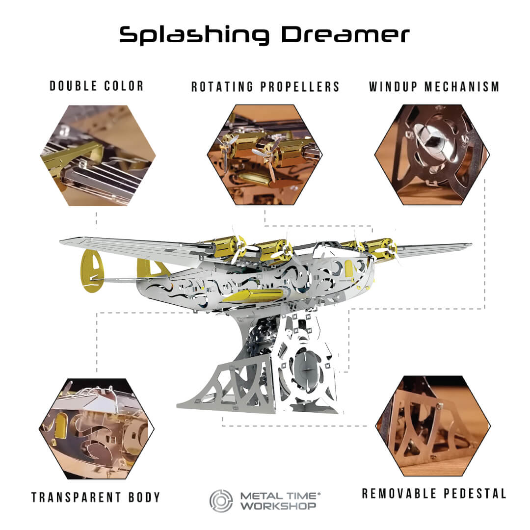 Metal Time Models - Splashing Dreamer Boeing-314