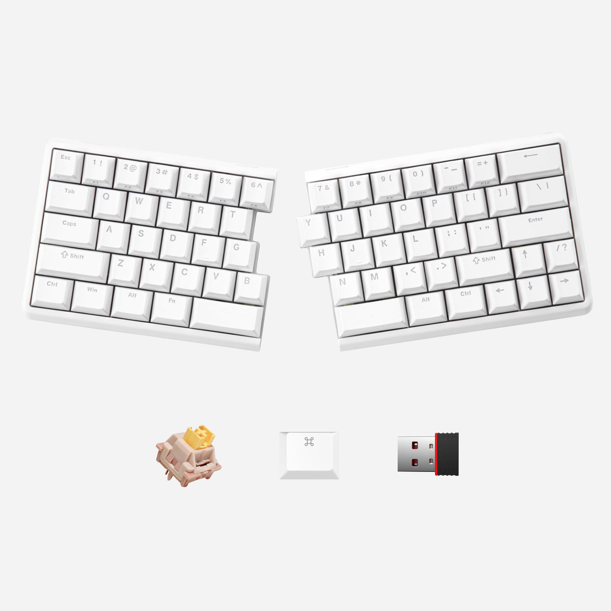 NocFree Lite Wireless Split Keyboard - Stay Comfortable &amp; Productive with a Wireless Split Keyboard That Just Works