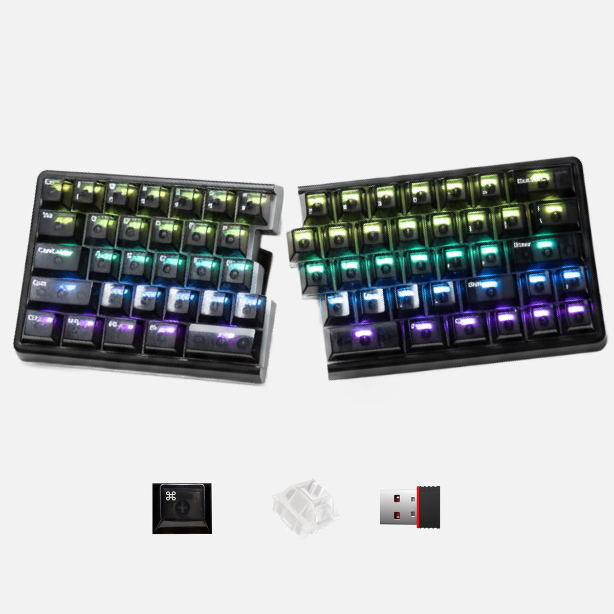 NocFree Lite Wireless Split Keyboard - Stay Comfortable &amp; Productive with a Wireless Split Keyboard That Just Works