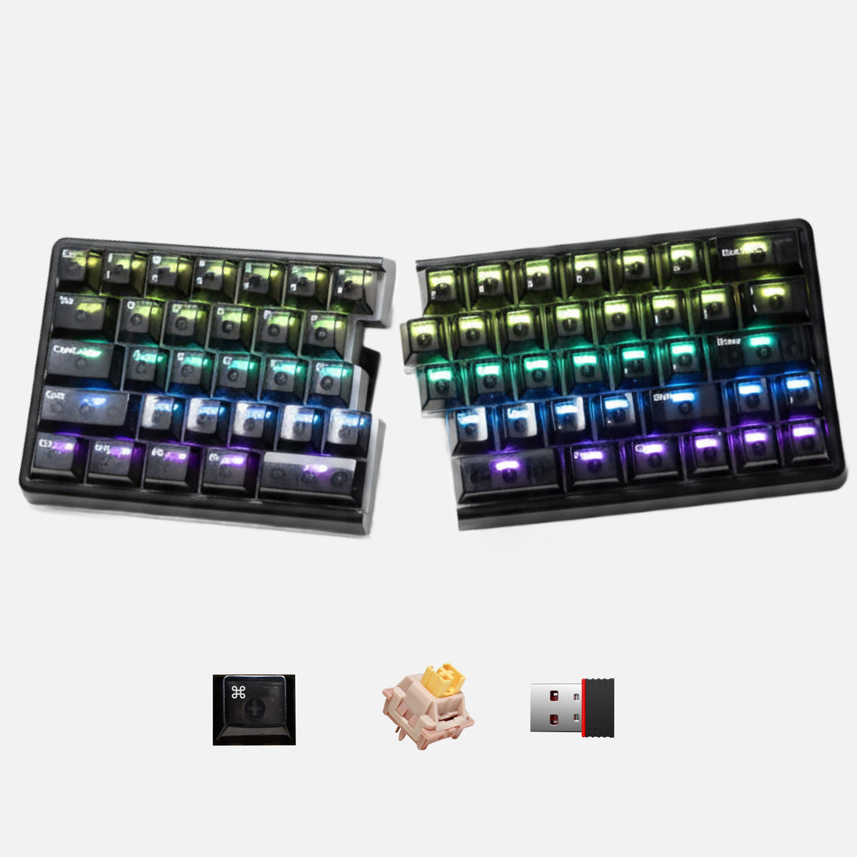 NocFree Lite Wireless Split Keyboard - Stay Comfortable &amp; Productive with a Wireless Split Keyboard That Just Works