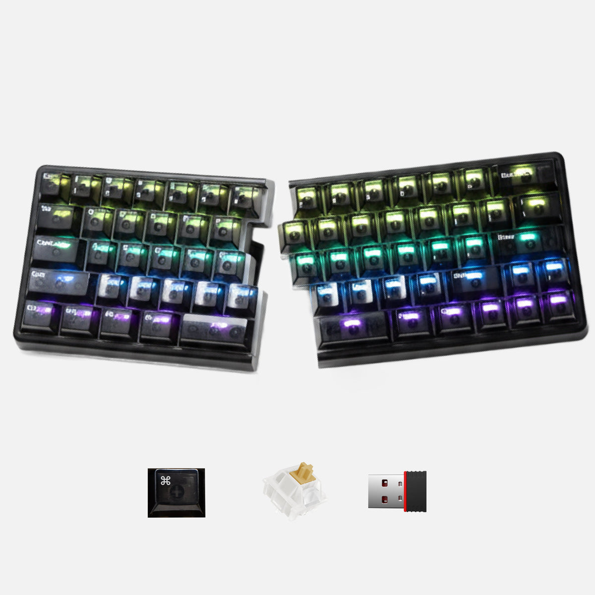 NocFree Lite Wireless Split Keyboard - Stay Comfortable &amp; Productive with a Wireless Split Keyboard That Just Works