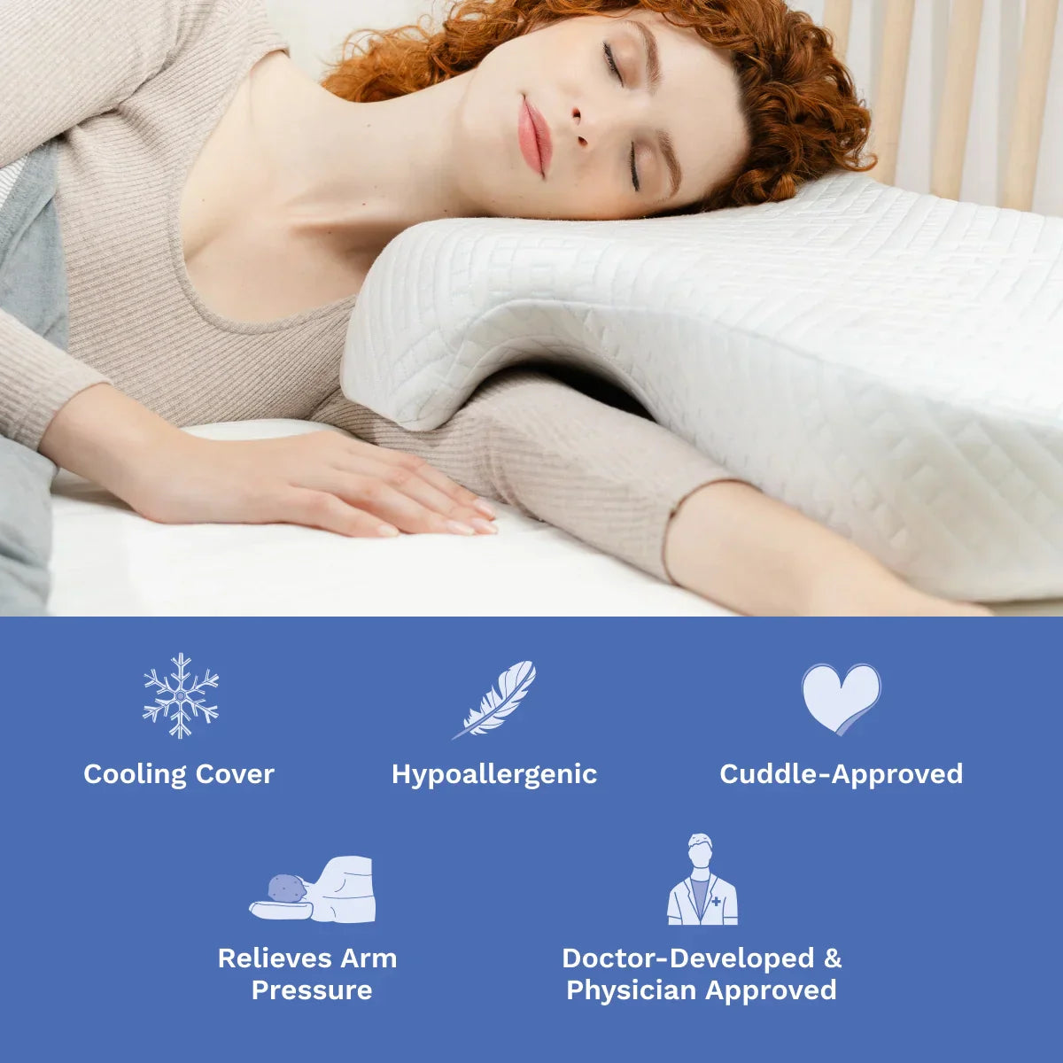 DreamArch® - A Doctor-Developed Contoured Pillow