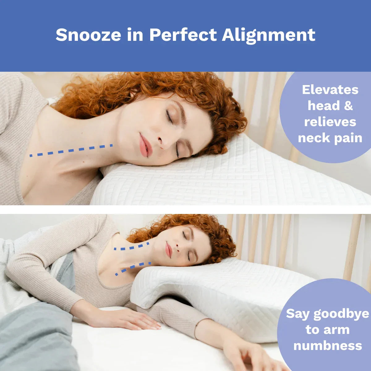DreamArch® - A Doctor-Developed Contoured Pillow