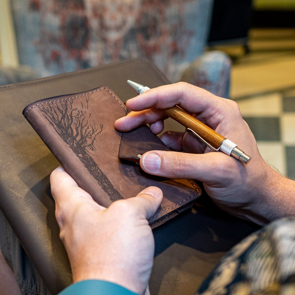 Handcrafted Mechanical Pencil Made with Ancient Wood That Spans Millennia