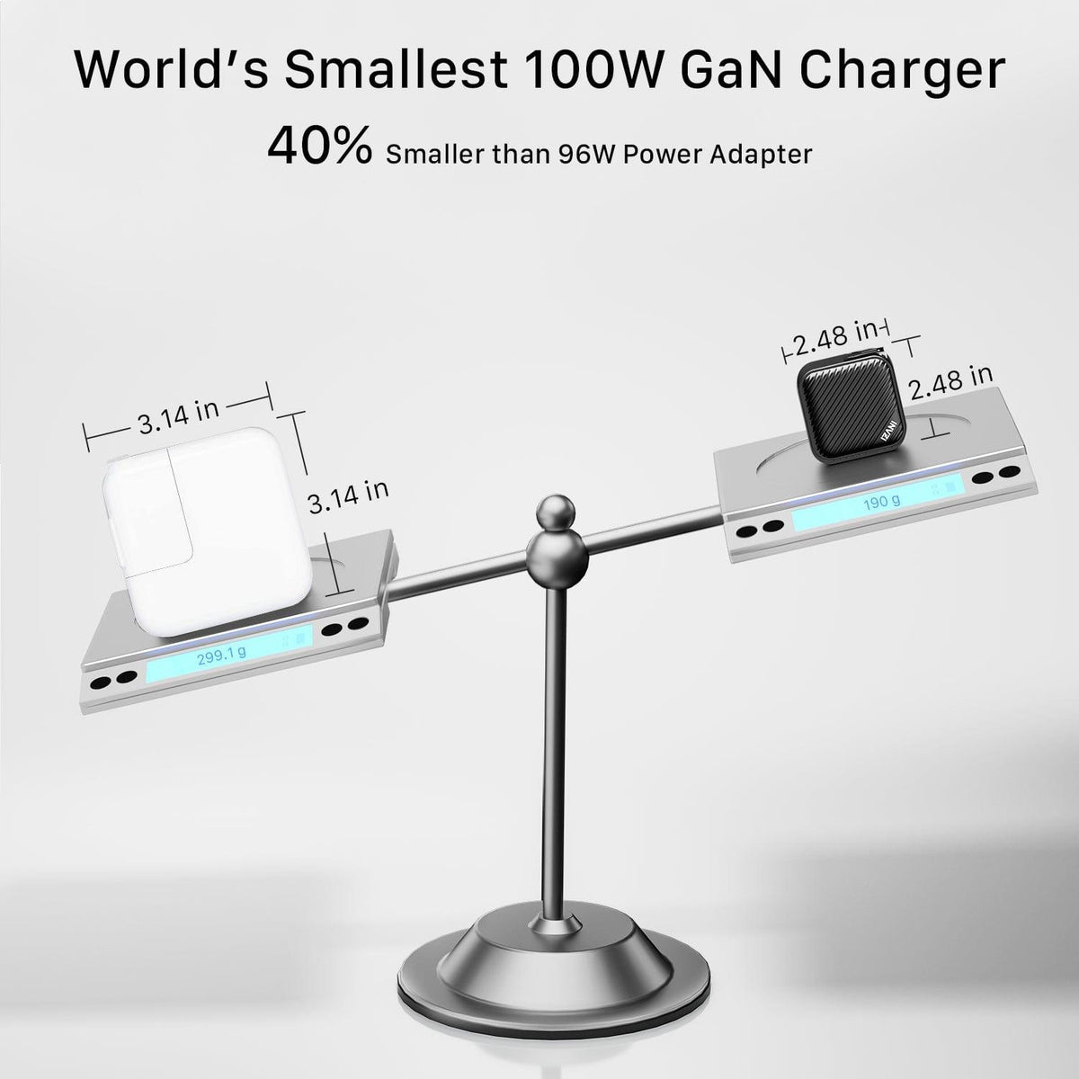 INVZI Power Adapters &amp; Chargers INVZI GaNHub 100W GaN USB-C Charger 4-Port 3C1A (GaNHub 100W)
