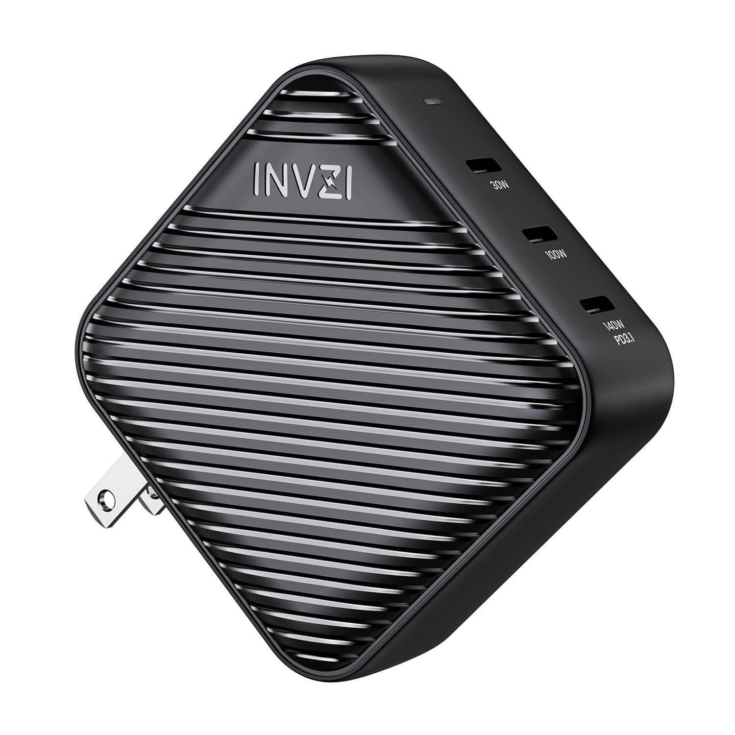 INVZI Power Adapters & Chargers INVZI GaNHub 140W GaN USB-C Charger with PD 3.1 (GaNHub 140W)