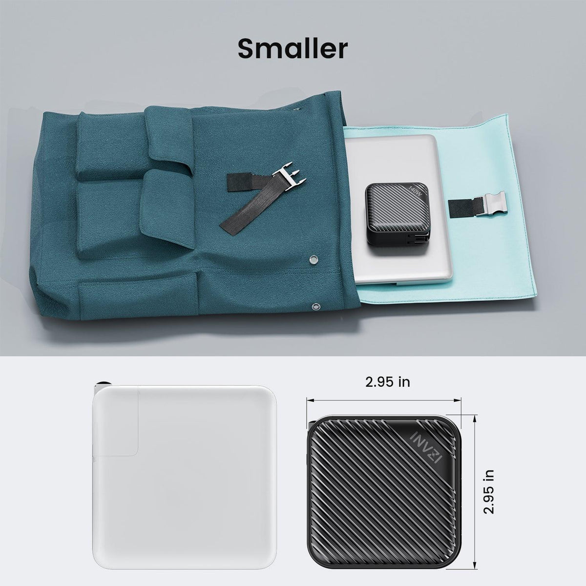 INVZI Power Adapters &amp; Chargers INVZI GaNHub 140W GaN USB-C Charger with PD 3.1 (GaNHub 140W)