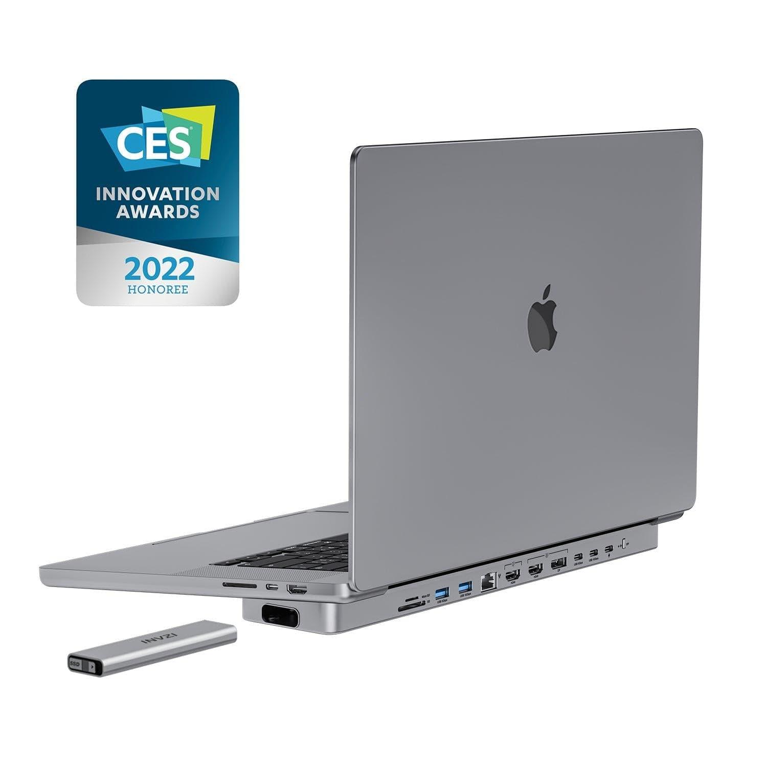 INVZI Laptop Docking Stations INVZI MagHub - Pop Up SSD USB-C Docking Station for MacBook Pro/Air
