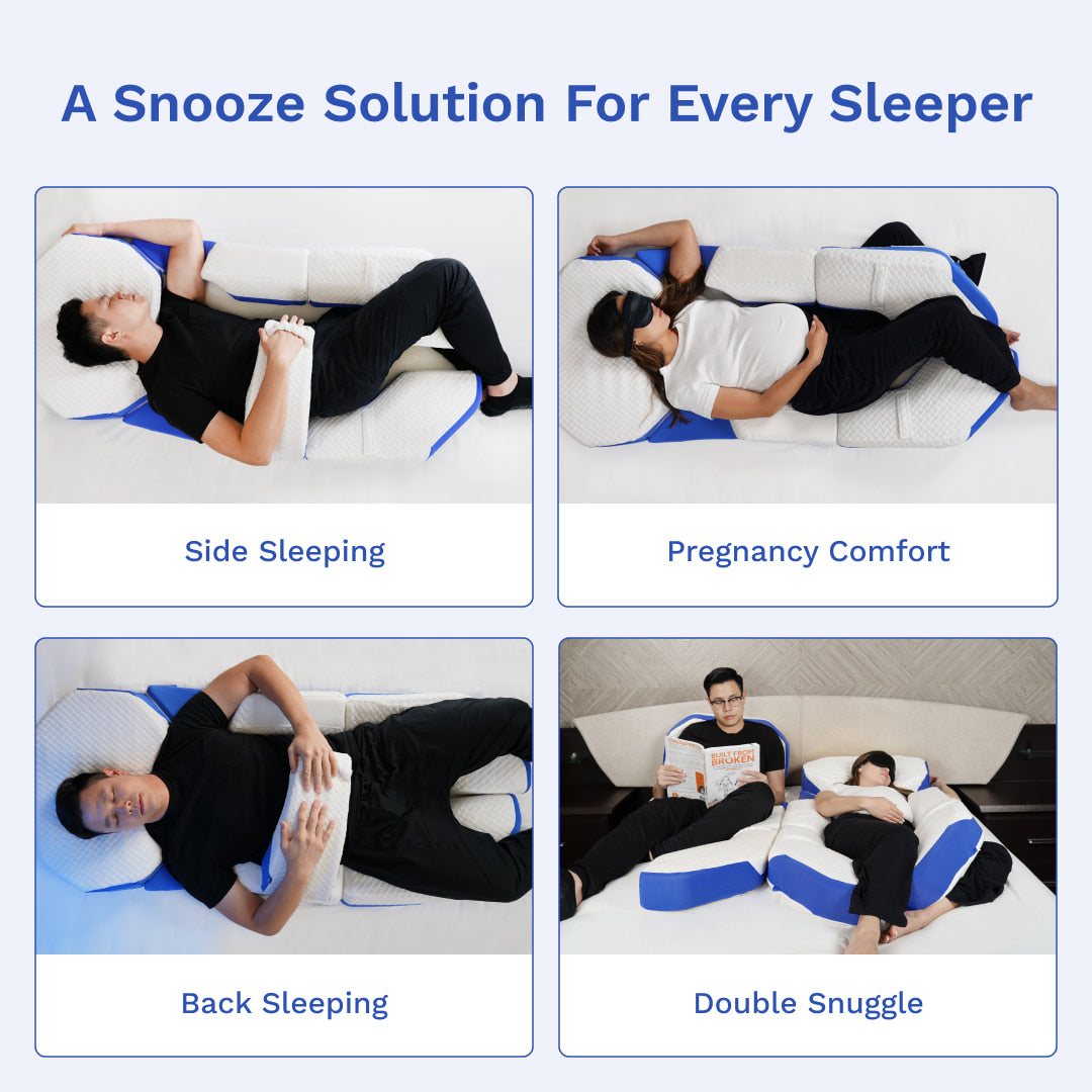 Modular Pillow - Finally Sleep Pain-Free. No More Tossing, Turning, or Waking Up Sore