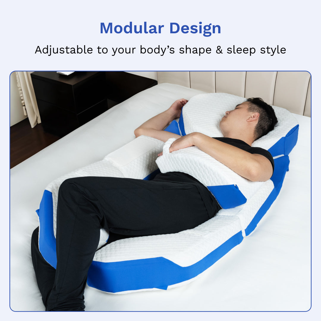 Modular Pillow - Finally Sleep Pain-Free. No More Tossing, Turning, or Waking Up Sore
