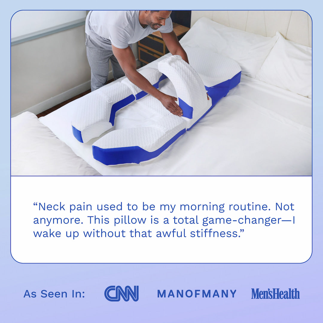 Modular Pillow - Finally Sleep Pain-Free. No More Tossing, Turning, or Waking Up Sore
