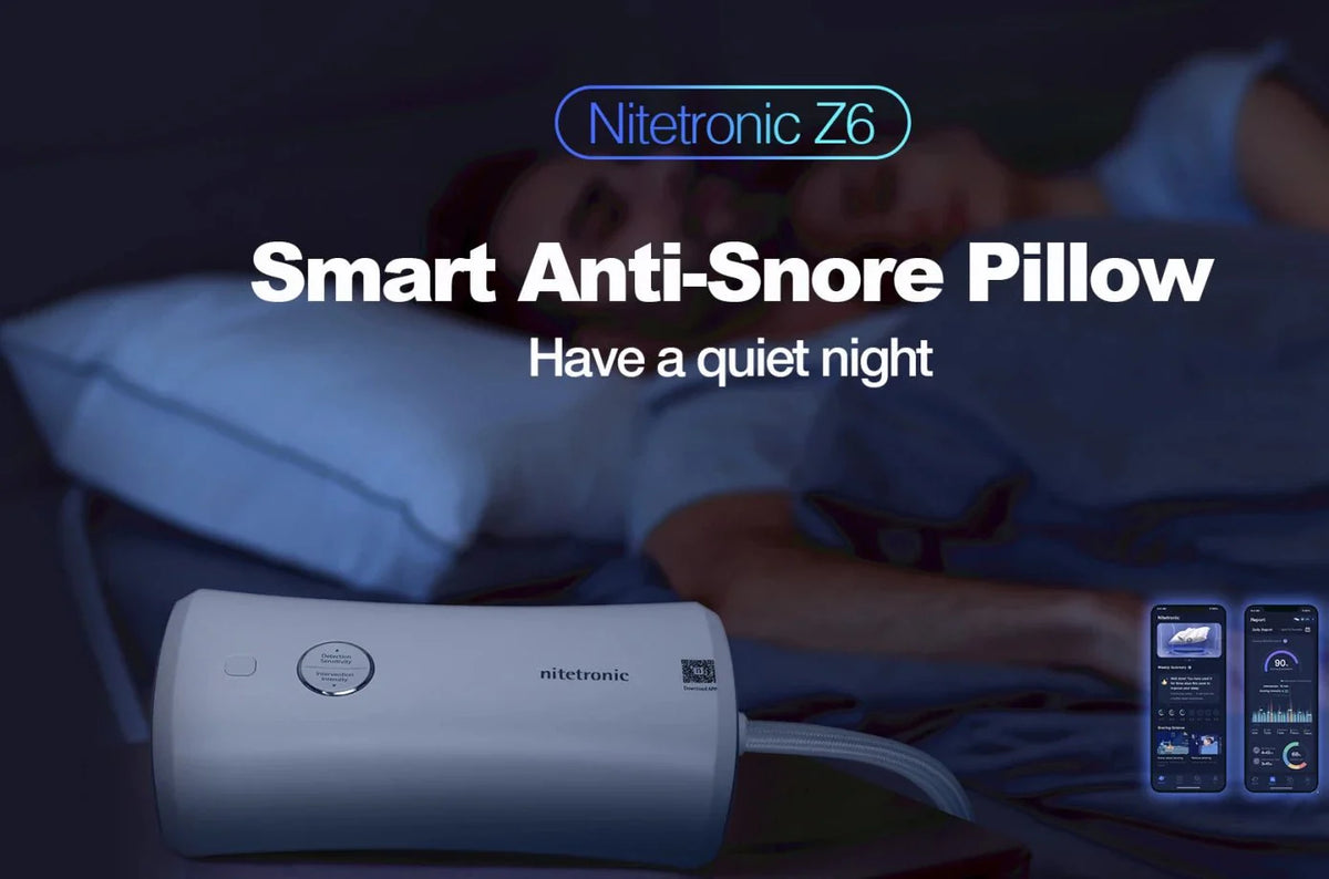 Nitetronic Z6: Meet Non-invasive Anti-snore Pillow
