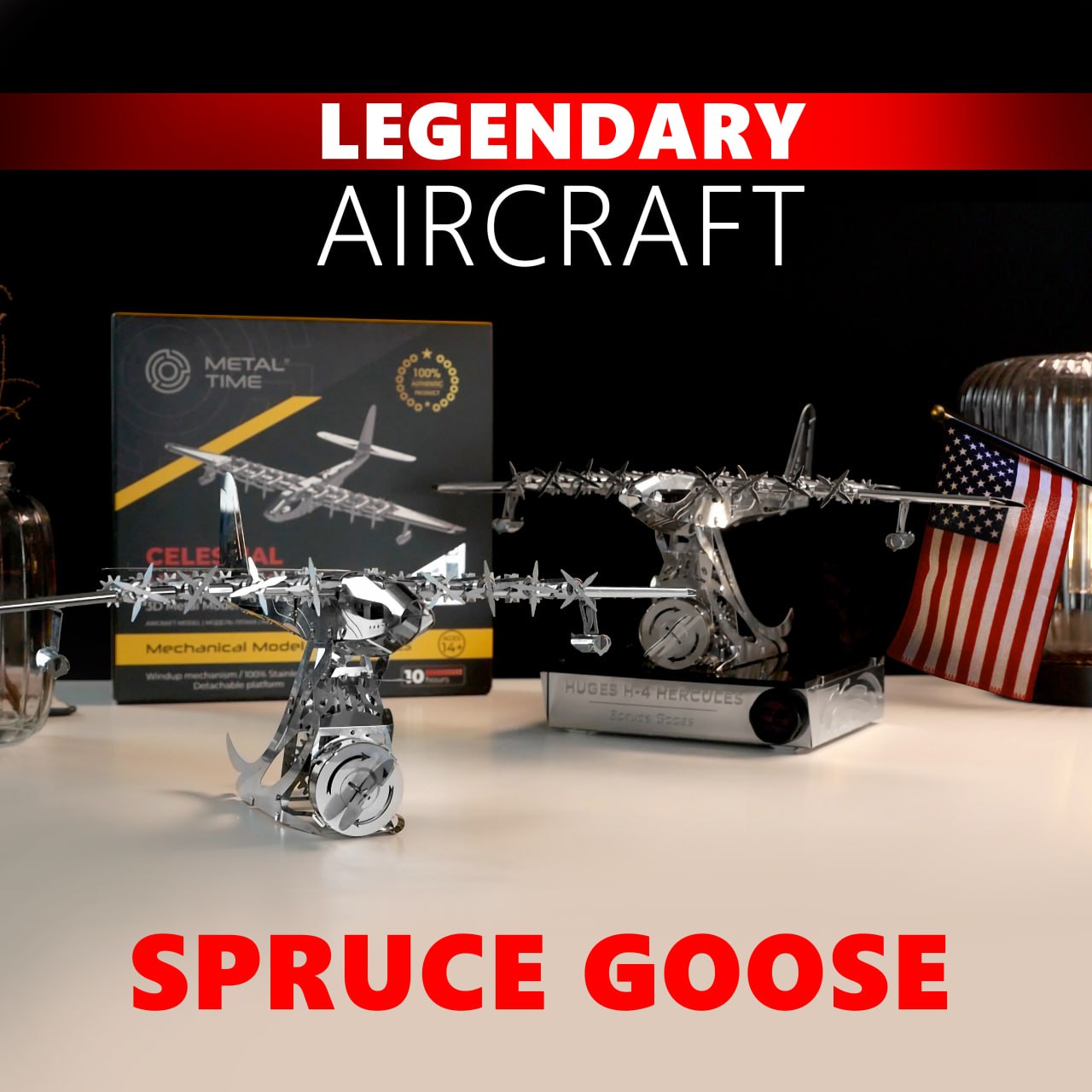 Build the Mighty Celestial Hercules Metal Space Cruiser